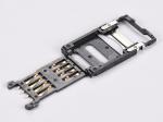 6P & 8P SIM Card Connector Hinged type,H2.5mm