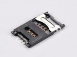 6P & 8P SIM Card Connector Hinged type,H2.5mm