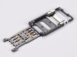 6P＋2P With Switch　SIM Card Connector,Hinged type,H2.5mm