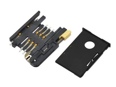 SIM Card Connector ,PUSH PUSH,6P+2P & 8P+2P