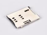 SIM Card Connector;PUSH PUSH,6P+2P,H1.80mm,With post or Without post.