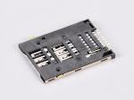 SIM Card Connector;PUSH PUSH,6P+2P,H1.80mm,With post or Without post.