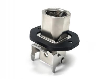 H3A EMC Housing,Cable to Cable,Bulkhead mounting,Single Locking Latch
