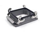 H32B Classic compact Housing,Bulkhead mounting,Double Locking Latch