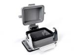 H6B Classic compact Housing,Bulkhead mounting,Single Locking Latch